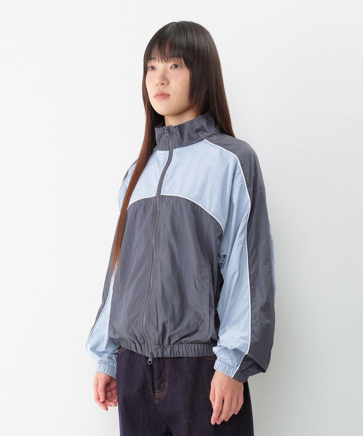 아메스 월드와이드(AMES-WORLDWIDE) CASUAL BLOCK WINDBREAKER SKY BLUE