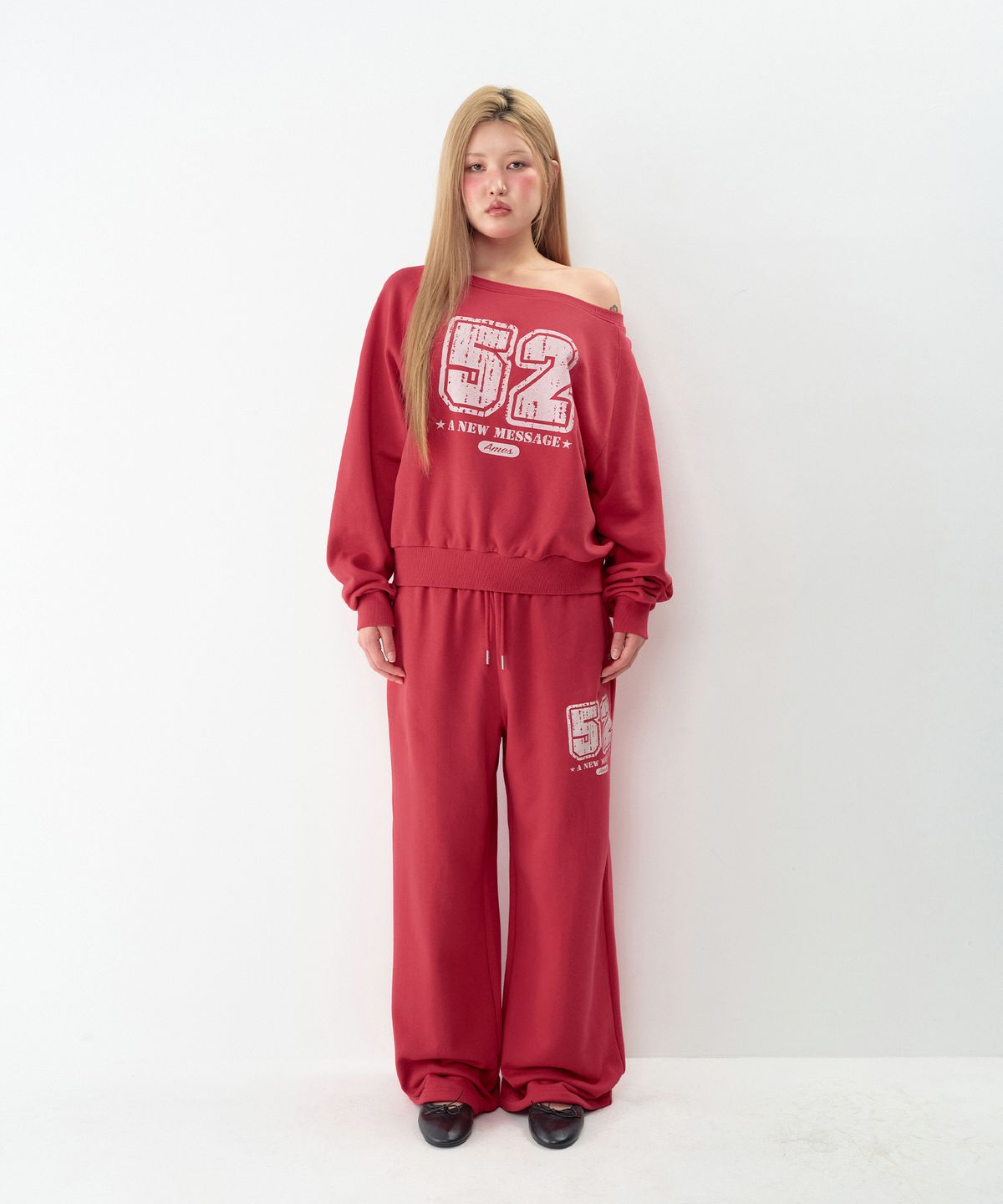 아메스 월드와이드(AMES-WORLDWIDE) 52 CASUAL SWEATPANTS RED
