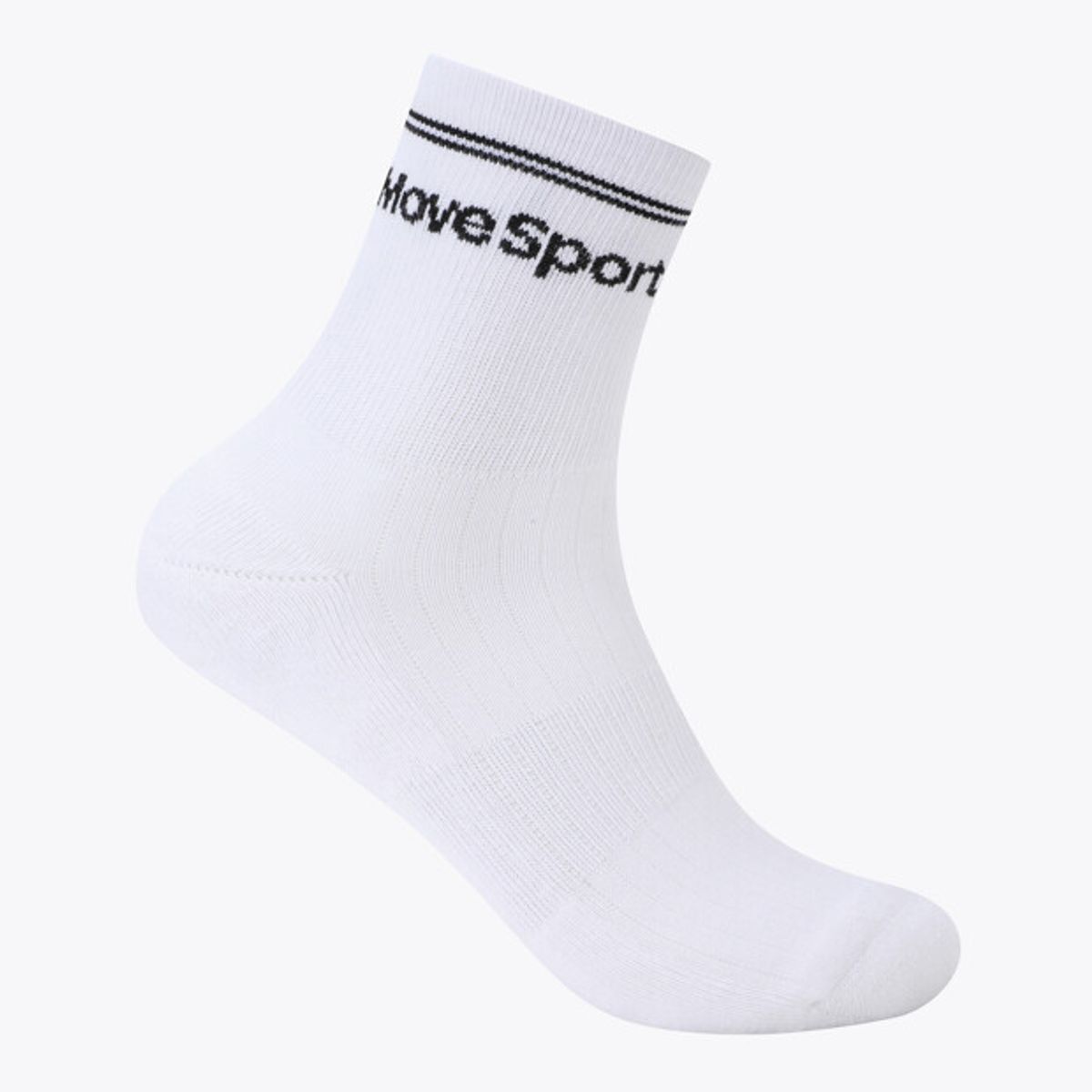 무브스포츠 바이 데상트(MOVESPORT BY DESCENTE) 앵클 삭스 화이트 VS123ESO11