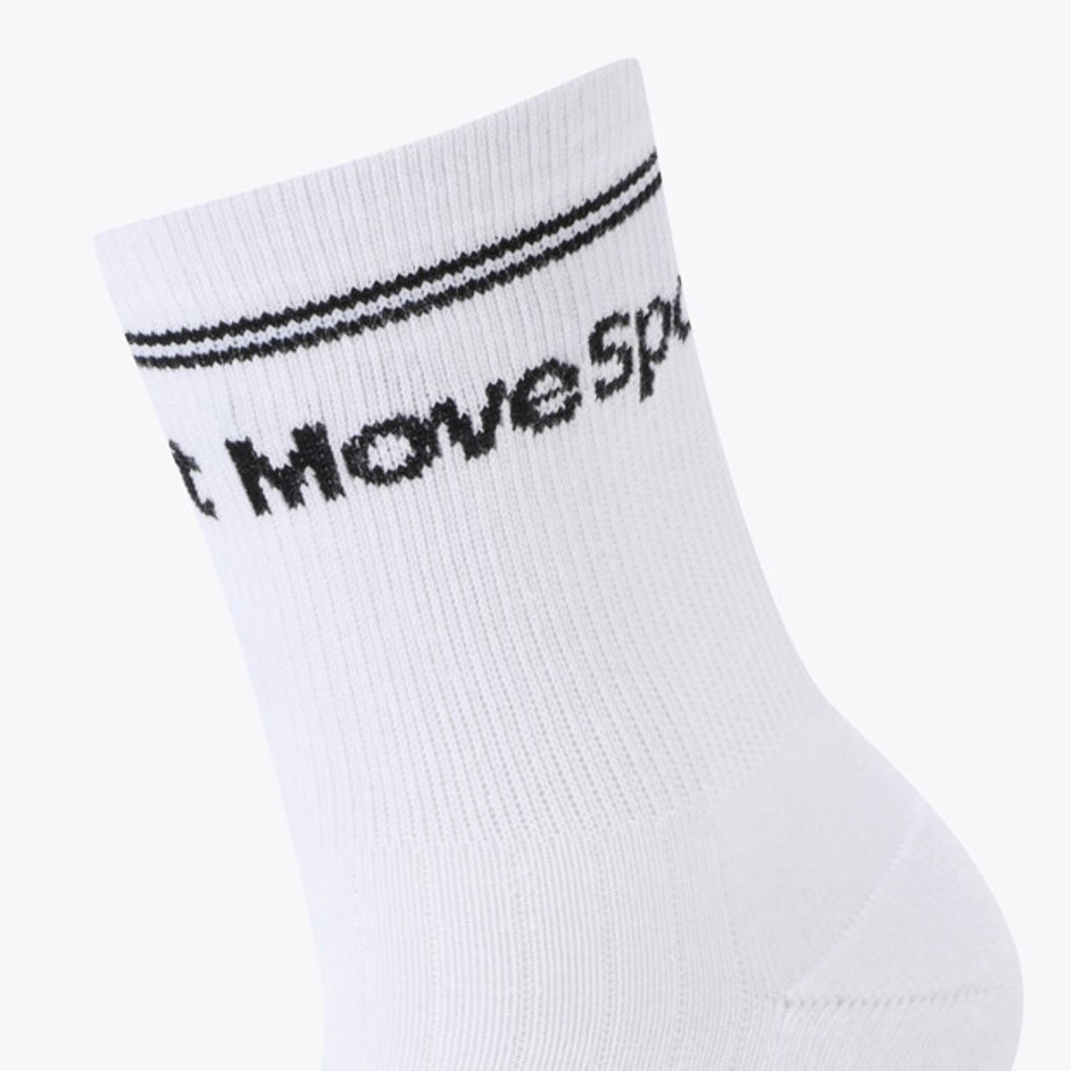 무브스포츠 바이 데상트(MOVESPORT BY DESCENTE) 앵클 삭스 화이트 VS123ESO11