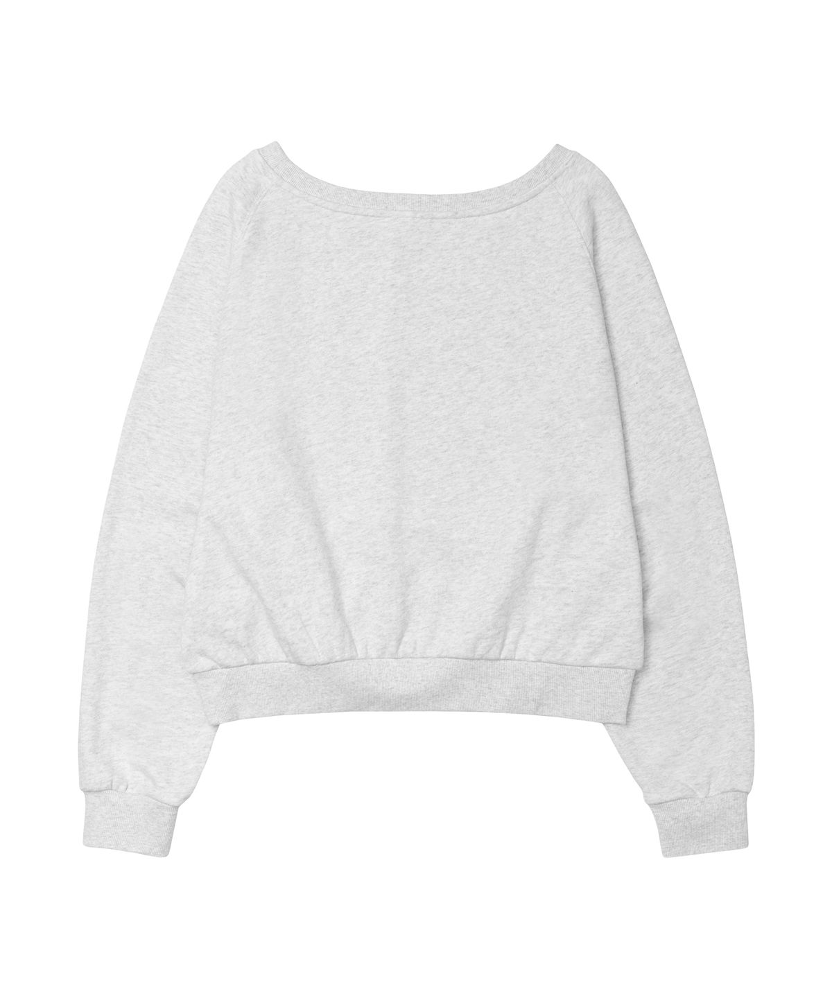 아메스 월드와이드(AMES-WORLDWIDE) 52 CASUAL OFF SHOULDER SWEATSHIRT LIGHT GREY