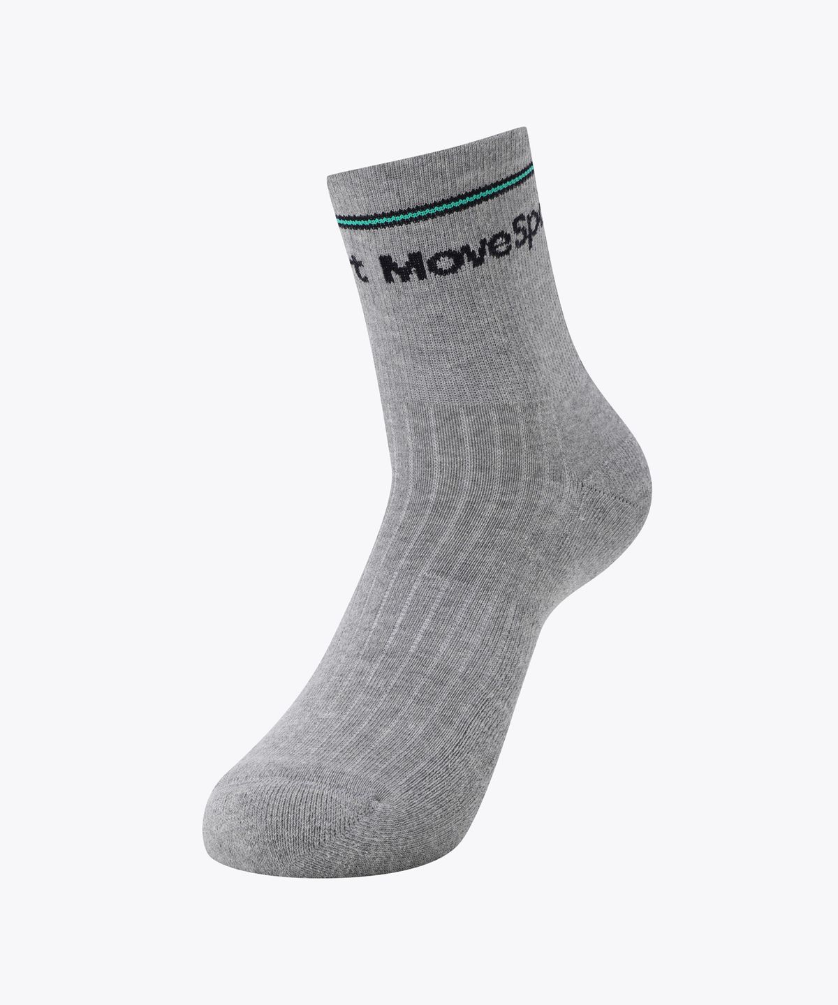 무브스포츠 바이 데상트(MOVESPORT BY DESCENTE) 앵클 삭스 그레이 VS123ESO11