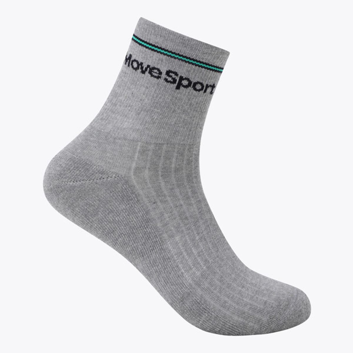 무브스포츠 바이 데상트(MOVESPORT BY DESCENTE) 앵클 삭스 그레이 VS123ESO11