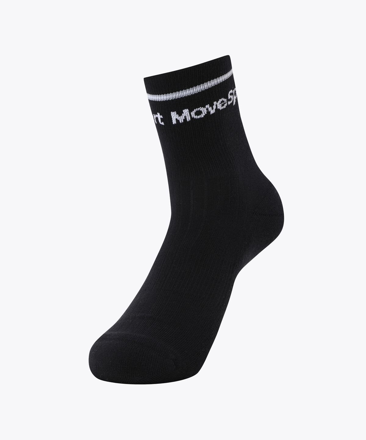 무브스포츠 바이 데상트(MOVESPORT BY DESCENTE) 앵클 삭스 블랙 VS123ESO11