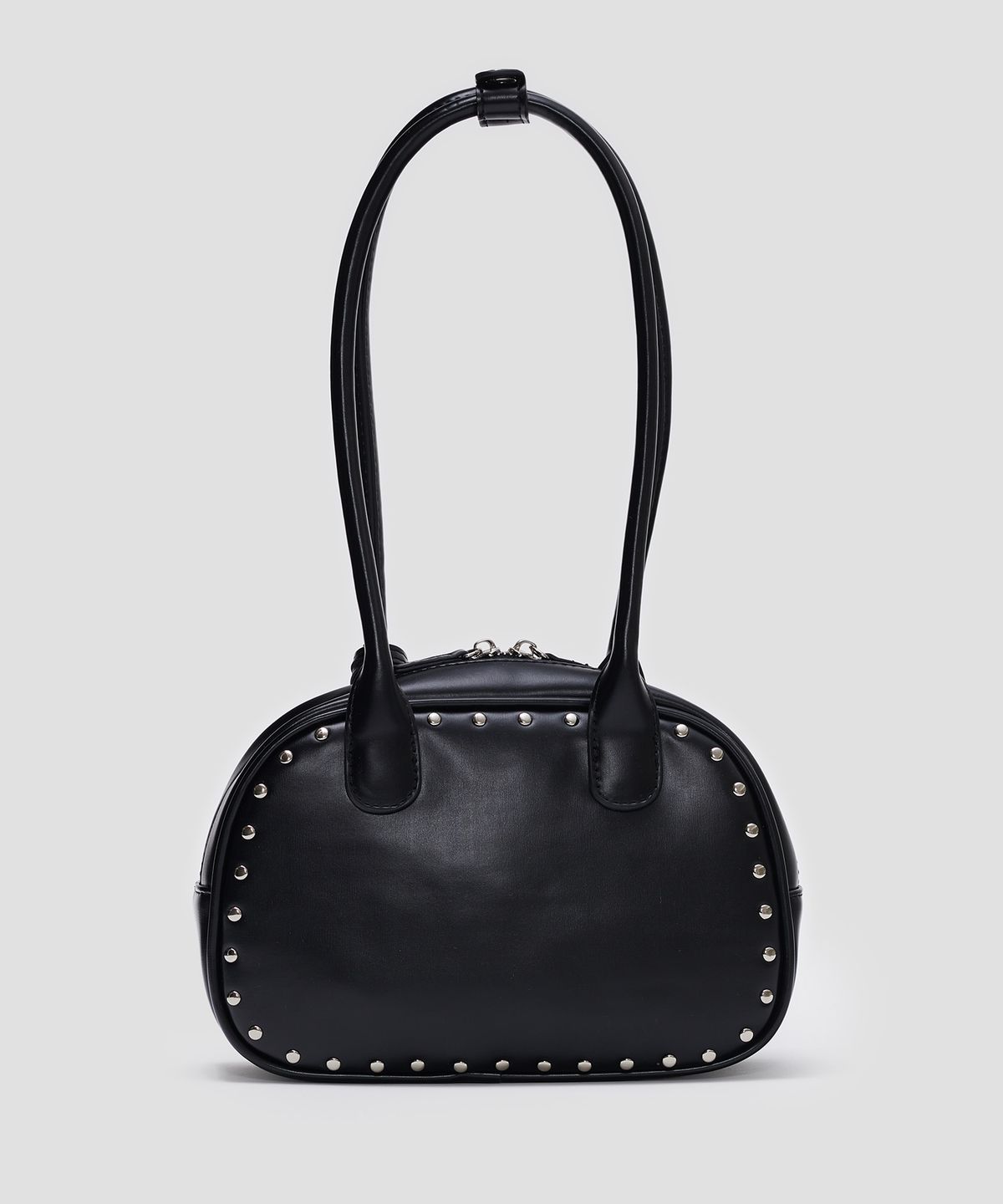 타입서비스(TYPESERVICE) Ribbon Rivet Shoulder Bag [Black]