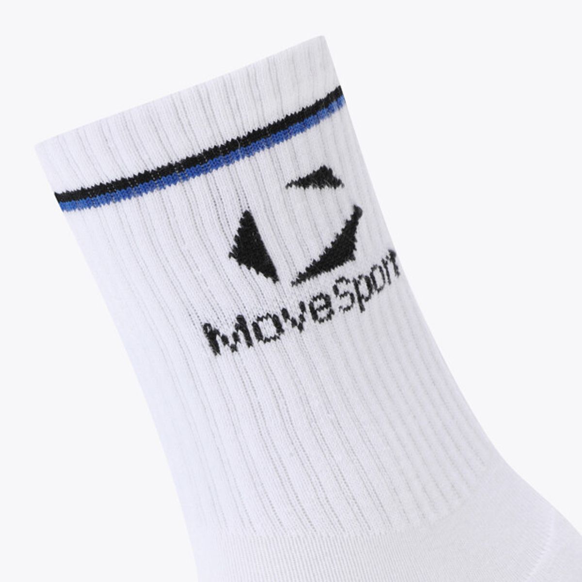 무브스포츠 바이 데상트(MOVESPORT BY DESCENTE) 크루 삭스 화이트 VS123ESO12