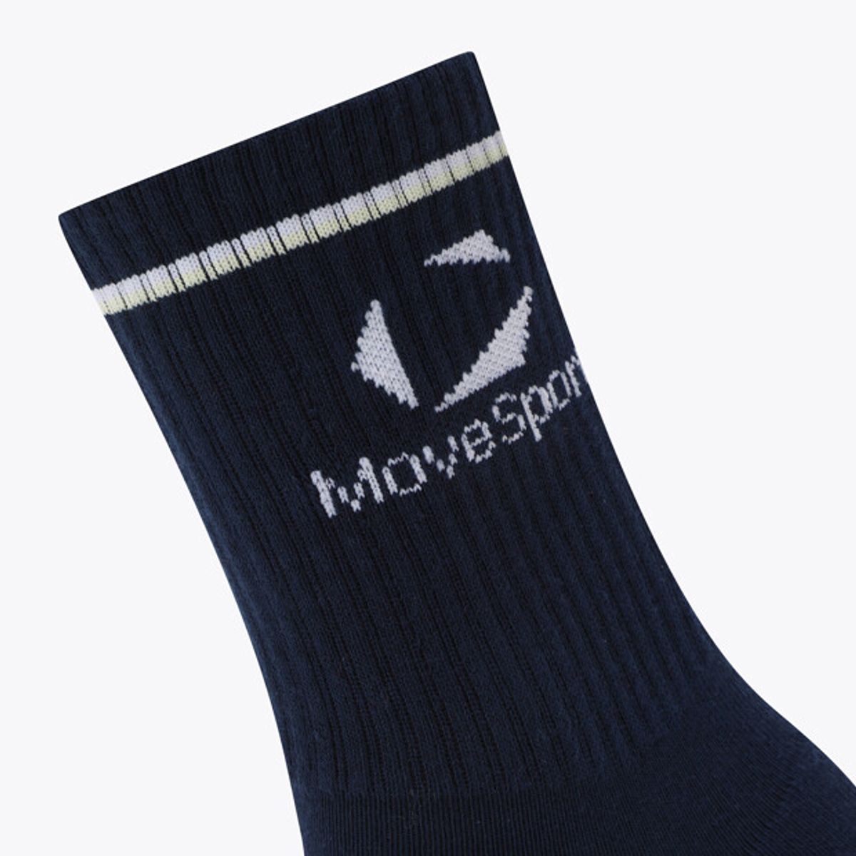 무브스포츠 바이 데상트(MOVESPORT BY DESCENTE) 크루 삭스 네이비 VS123ESO12