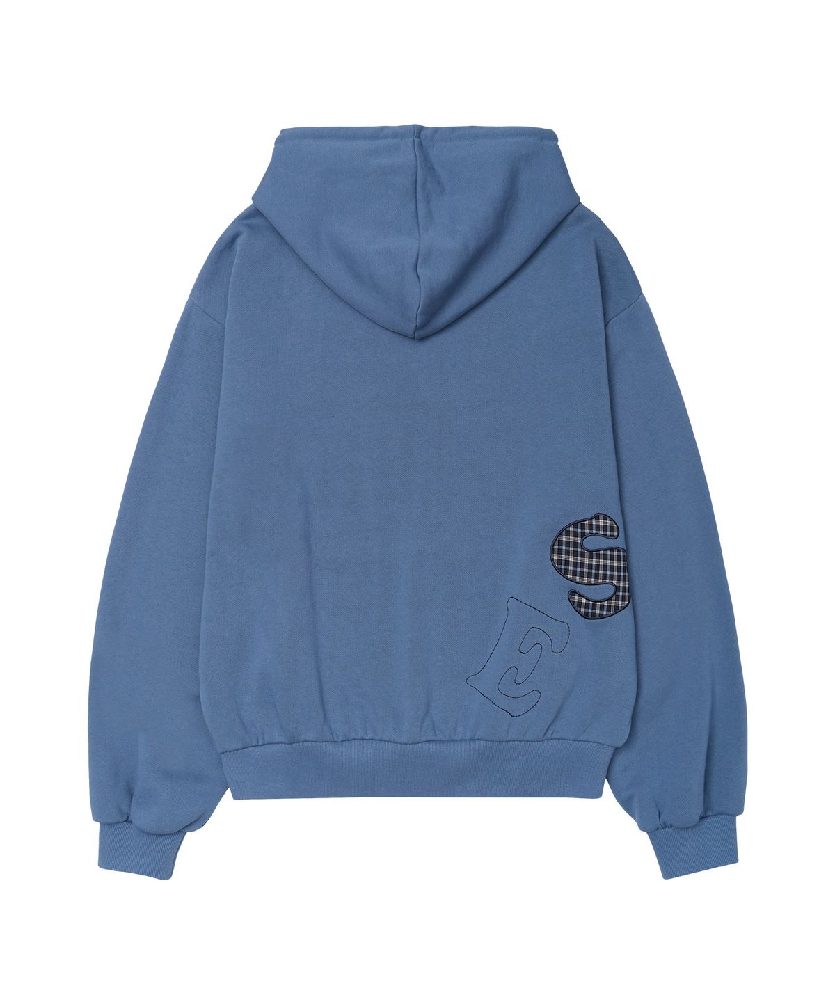 아메스 월드와이드(AMES-WORLDWIDE) BIG PATCH APPLIQUE HOODIE BLUE