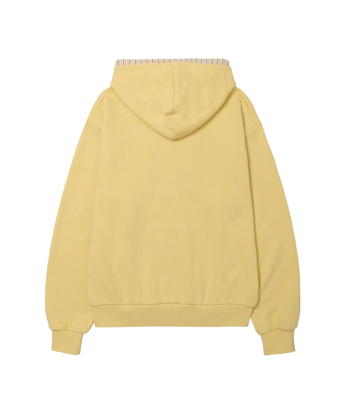 아메스 월드와이드(AMES-WORLDWIDE) 52 STRIPE APPLIQUE HOODIE ZIP-UP YELLOW