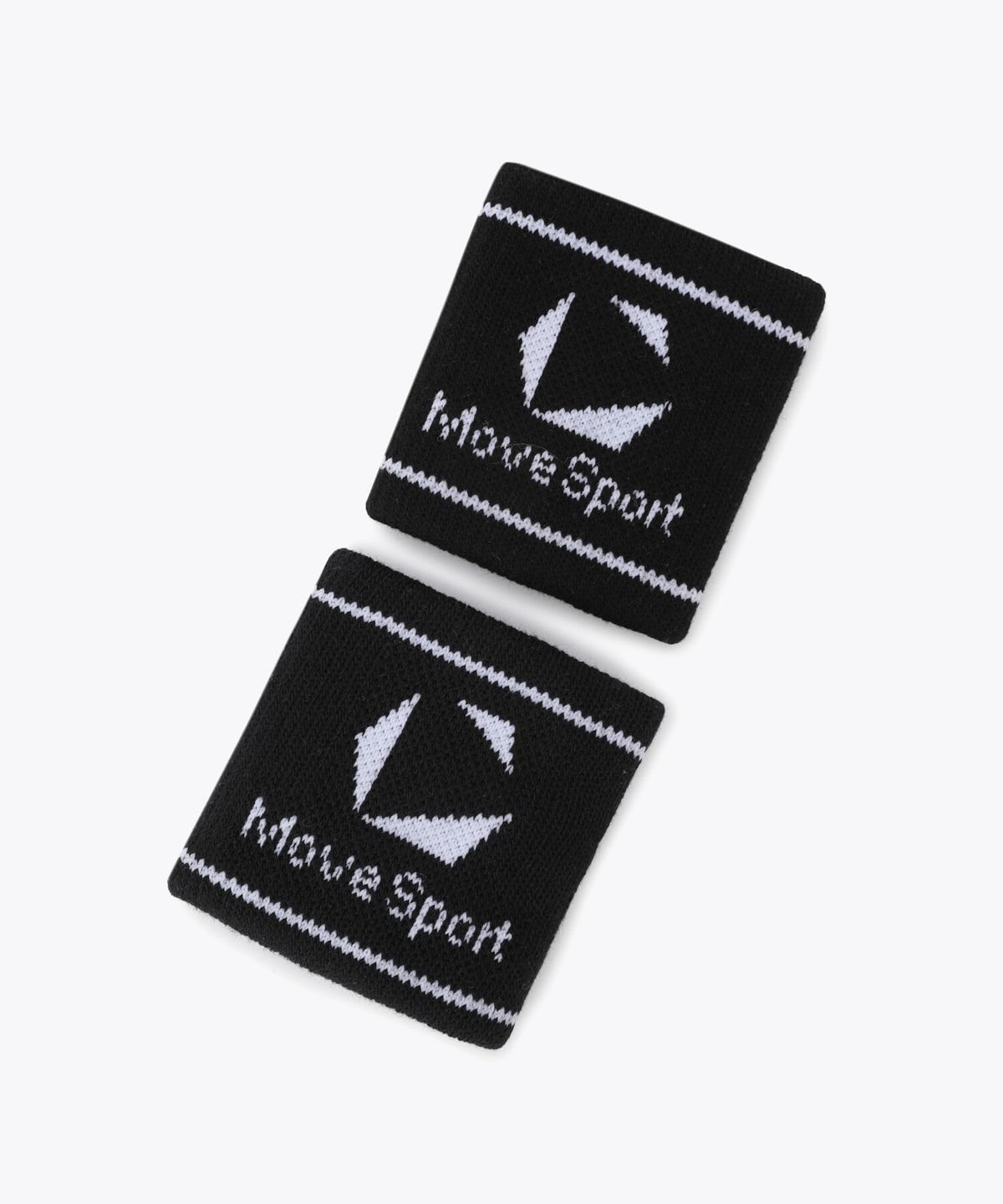 무브스포츠 바이 데상트(MOVESPORT BY DESCENTE) 손목밴드 블랙 VS123ASU12