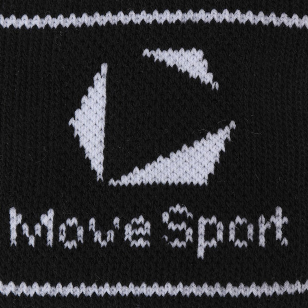 무브스포츠 바이 데상트(MOVESPORT BY DESCENTE) 손목밴드 블랙 VS123ASU12