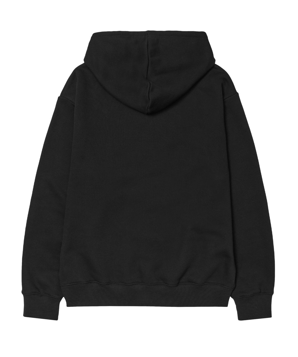 아메스 월드와이드(AMES-WORLDWIDE) BIG TYPO HOODIE ZIP UP BLACK