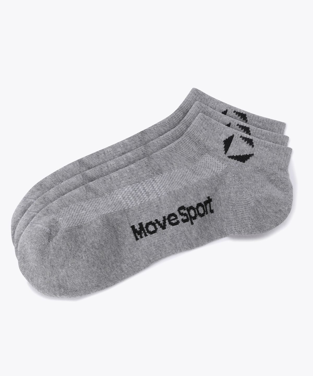무브스포츠 바이 데상트(MOVESPORT BY DESCENTE) 스니커즈 삭스 (3ea) 그레이 VS123ESO13