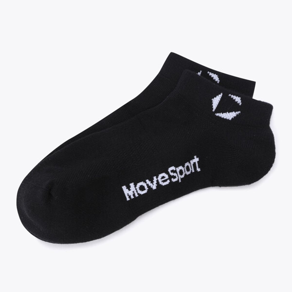 무브스포츠 바이 데상트(MOVESPORT BY DESCENTE) 스니커즈 삭스 (3ea) 블랙 VS123ESO13