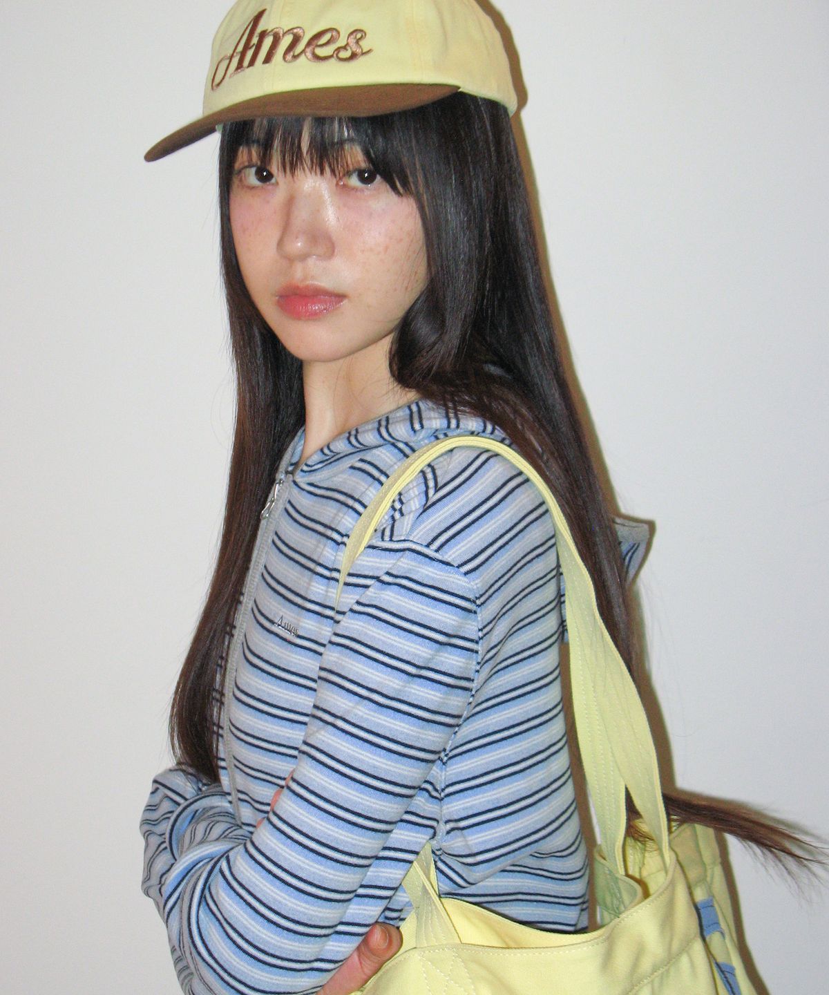 아메스 월드와이드(AMES-WORLDWIDE) STANDARD LOGO BALL CAP YELLOW