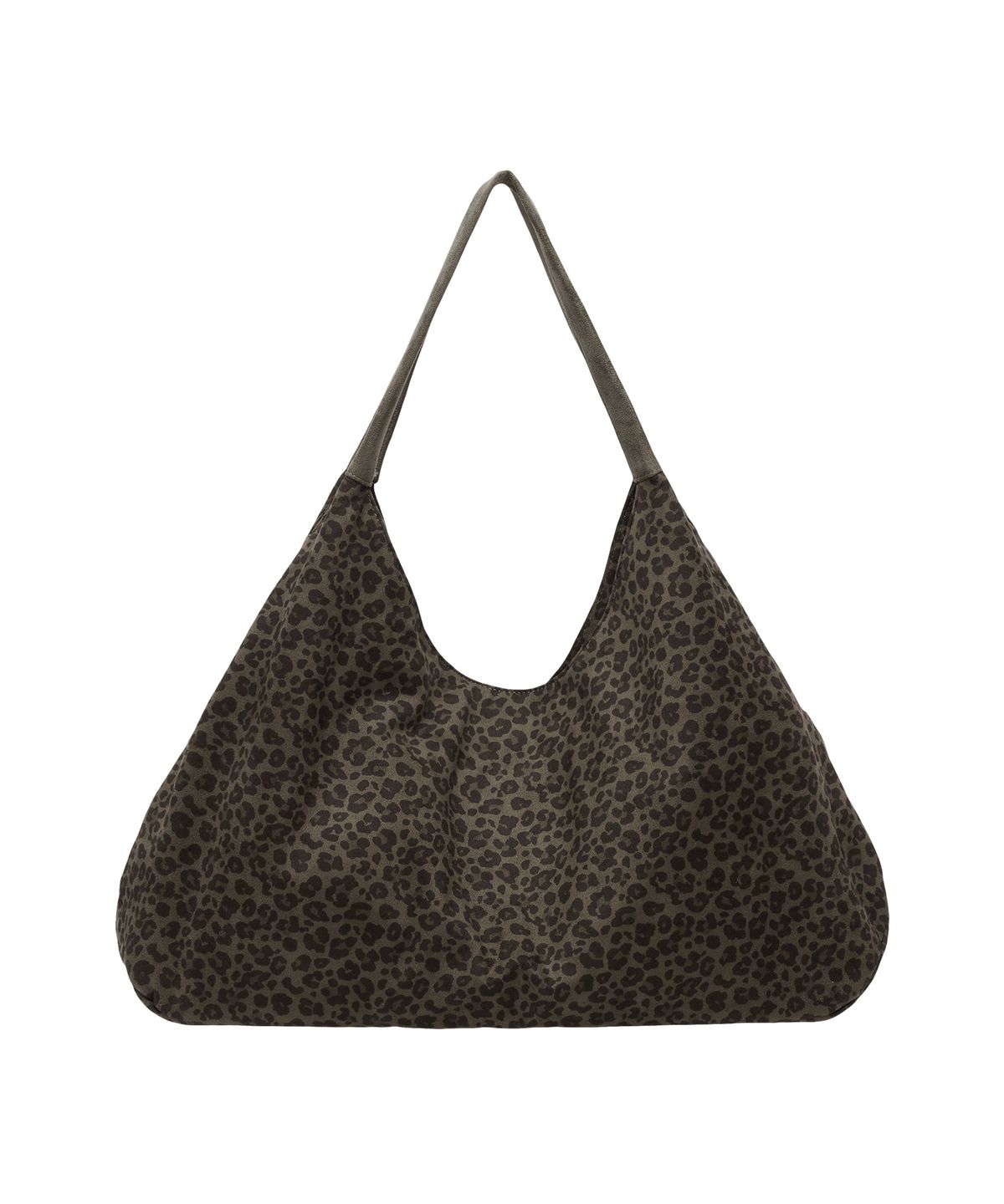 아메스 월드와이드(AMES-WORLDWIDE) LEOPARD STUDDED SHOULDER BAG KHAKI