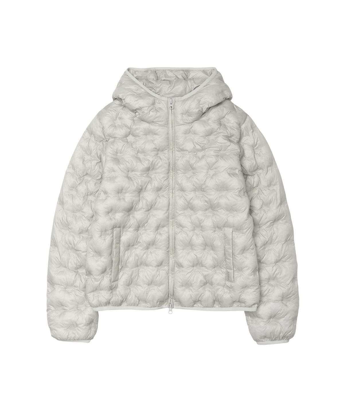 아메스 월드와이드(AMES-WORLDWIDE) STAR LIGHTWEIGHT HOODED PADDING LIGHT GREY
