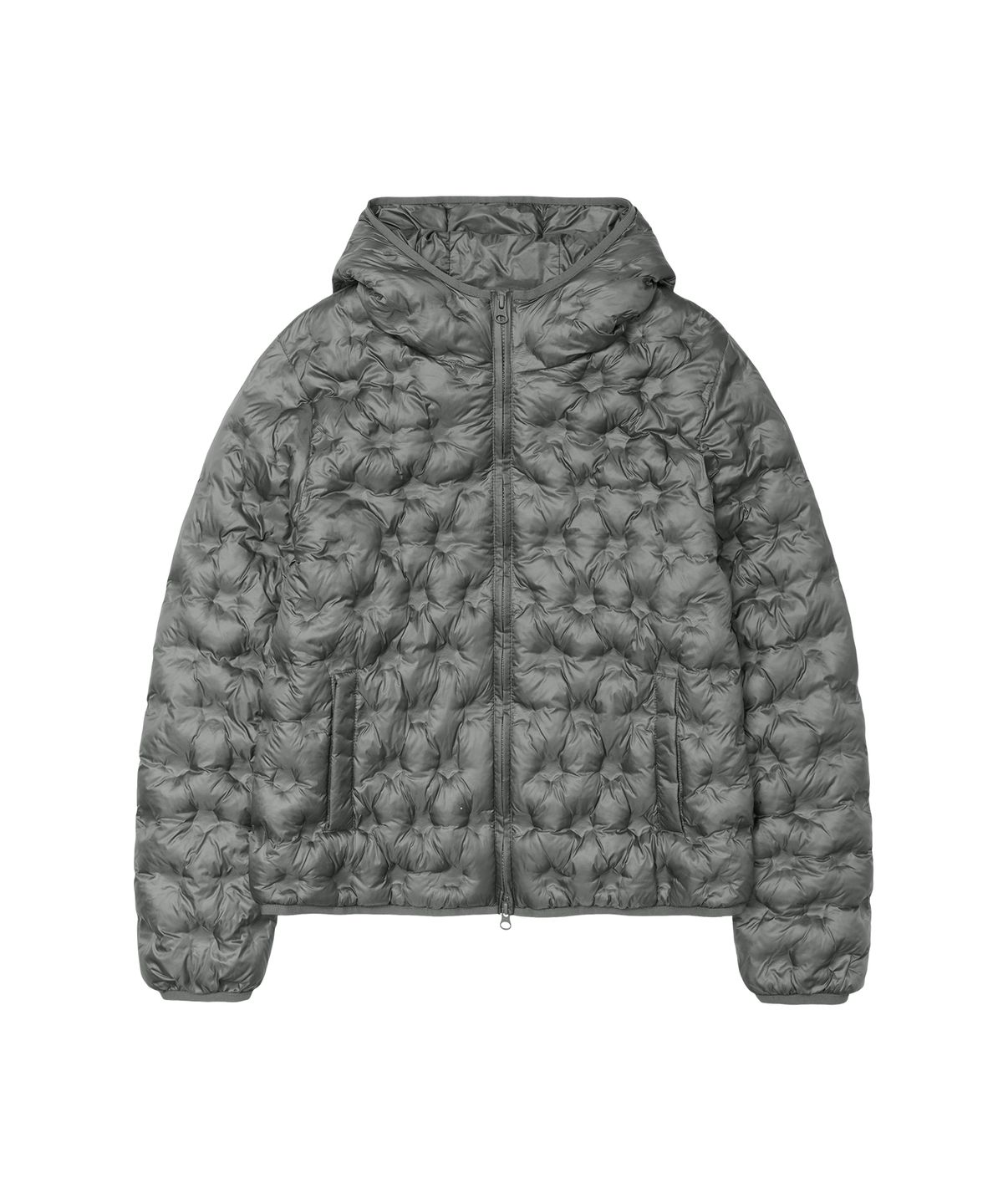 아메스 월드와이드(AMES-WORLDWIDE) STAR LIGHTWEIGHT HOODED PADDING DEEP CHARCOAL