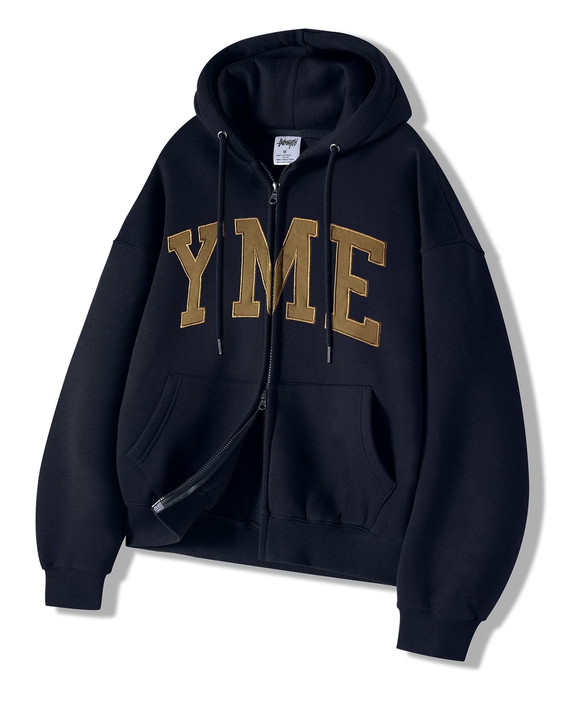 요세미티(YOSEMITE) YMT 로고 자수 세미크롭 후드집업 3Color YHZ-2Y05