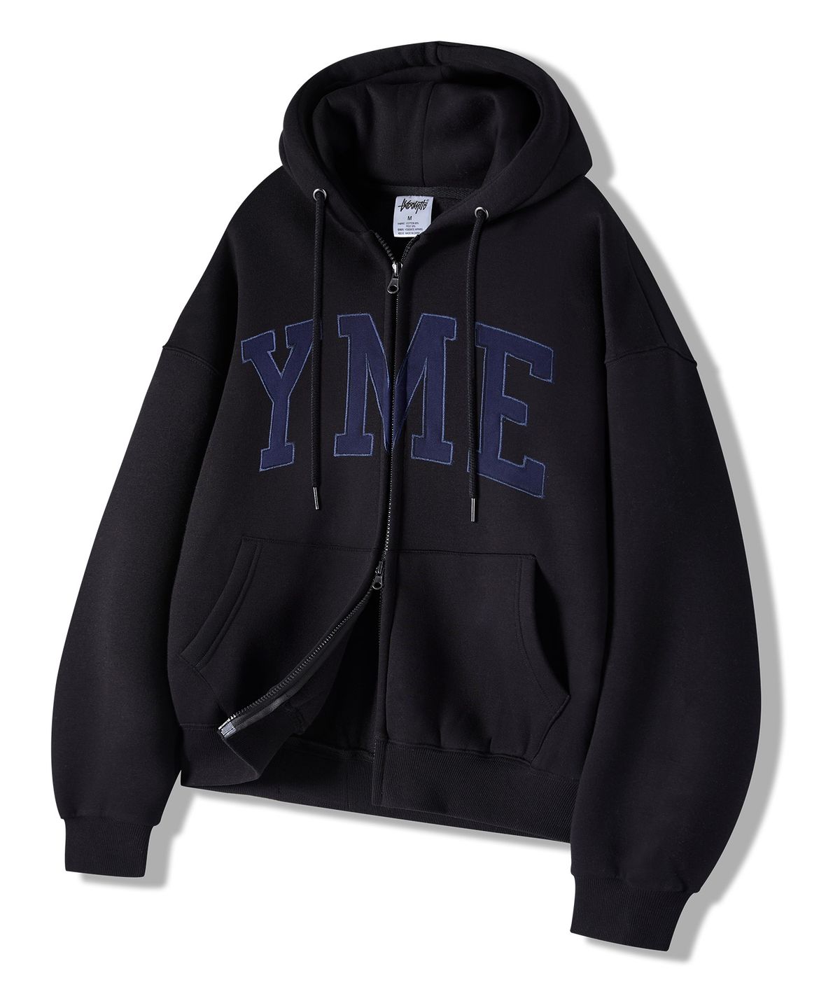 요세미티(YOSEMITE) YMT 로고 자수 세미크롭 후드집업 3Color YHZ-2Y05