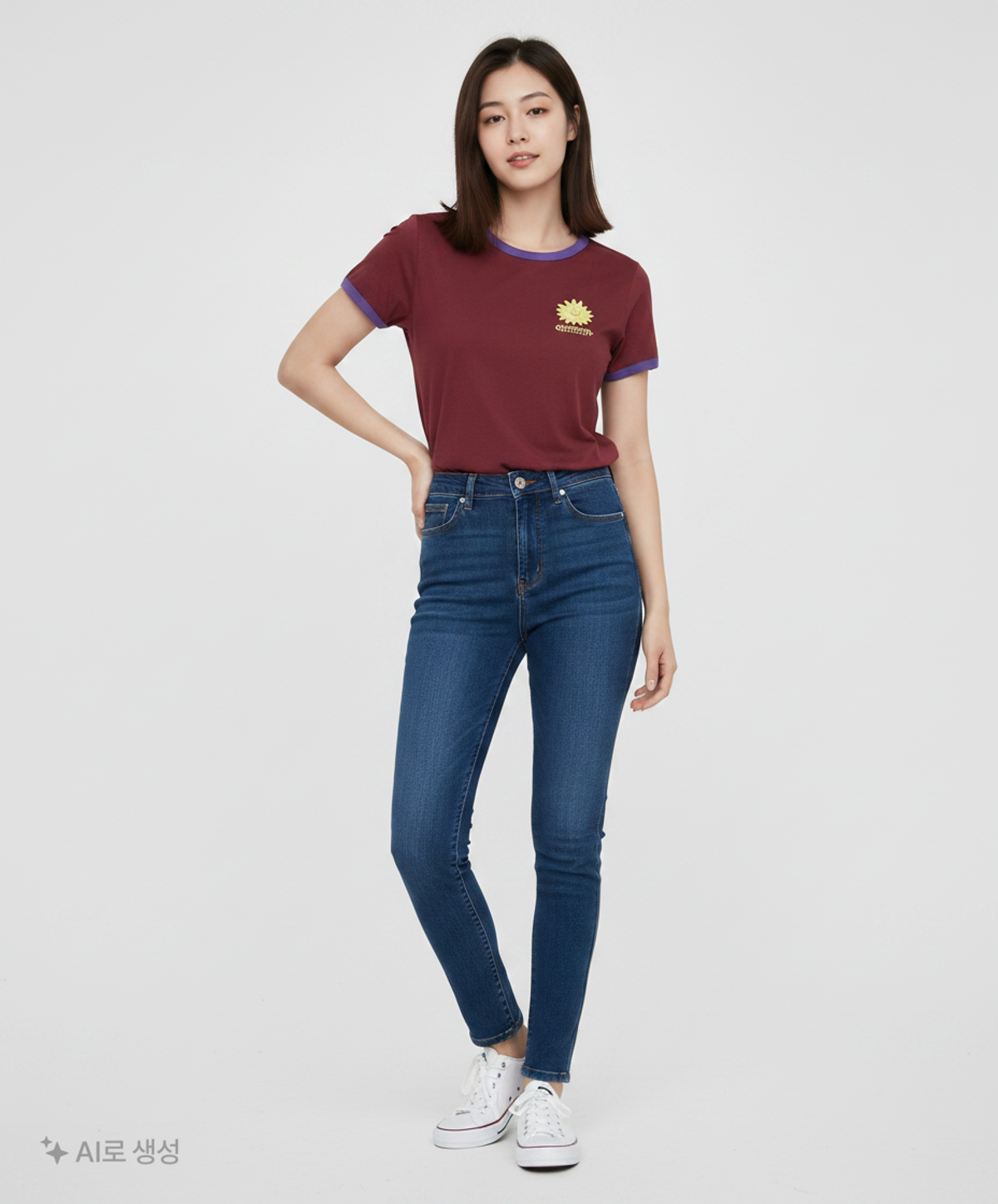 아웃도어 프로덕츠(OUTDOOR PRODUCTS) 여성 서니 링거 티셔츠 W SUNNY RINGER T-SHIRTS S