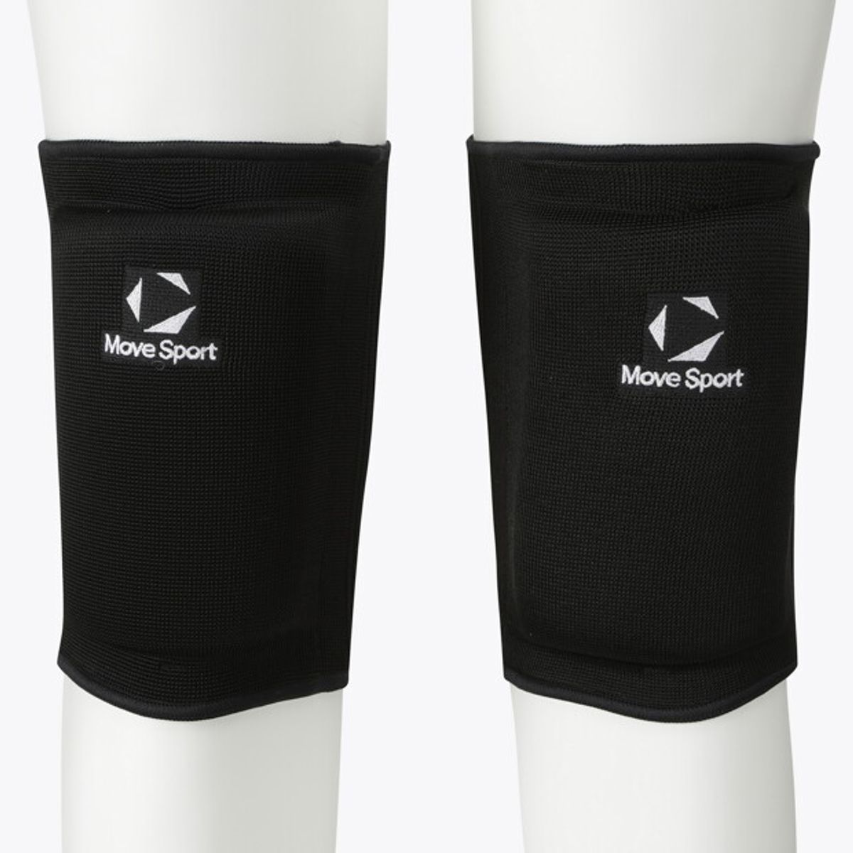 무브스포츠 바이 데상트(MOVESPORT BY DESCENTE) 무릎 서포터 (2ea/21cm) 블랙 화이트 VS113VSU11