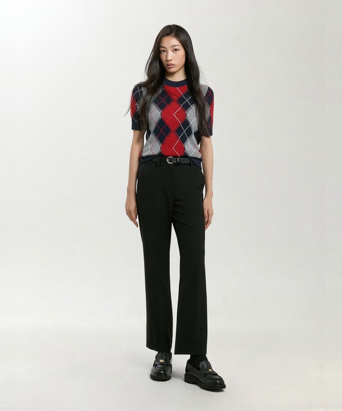 타미힐피거(TOMMY HILFIGER) 시그니처 자수 시그니처 슬랙스 (T22G7WPC502WL1N60)