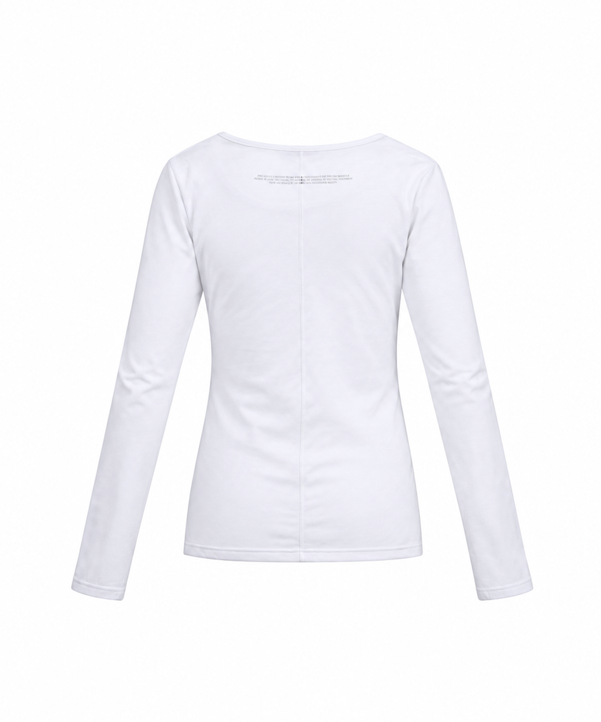 어니브(ANIV) MARKED SEAM ZIP LONG SLEEVE WHITE