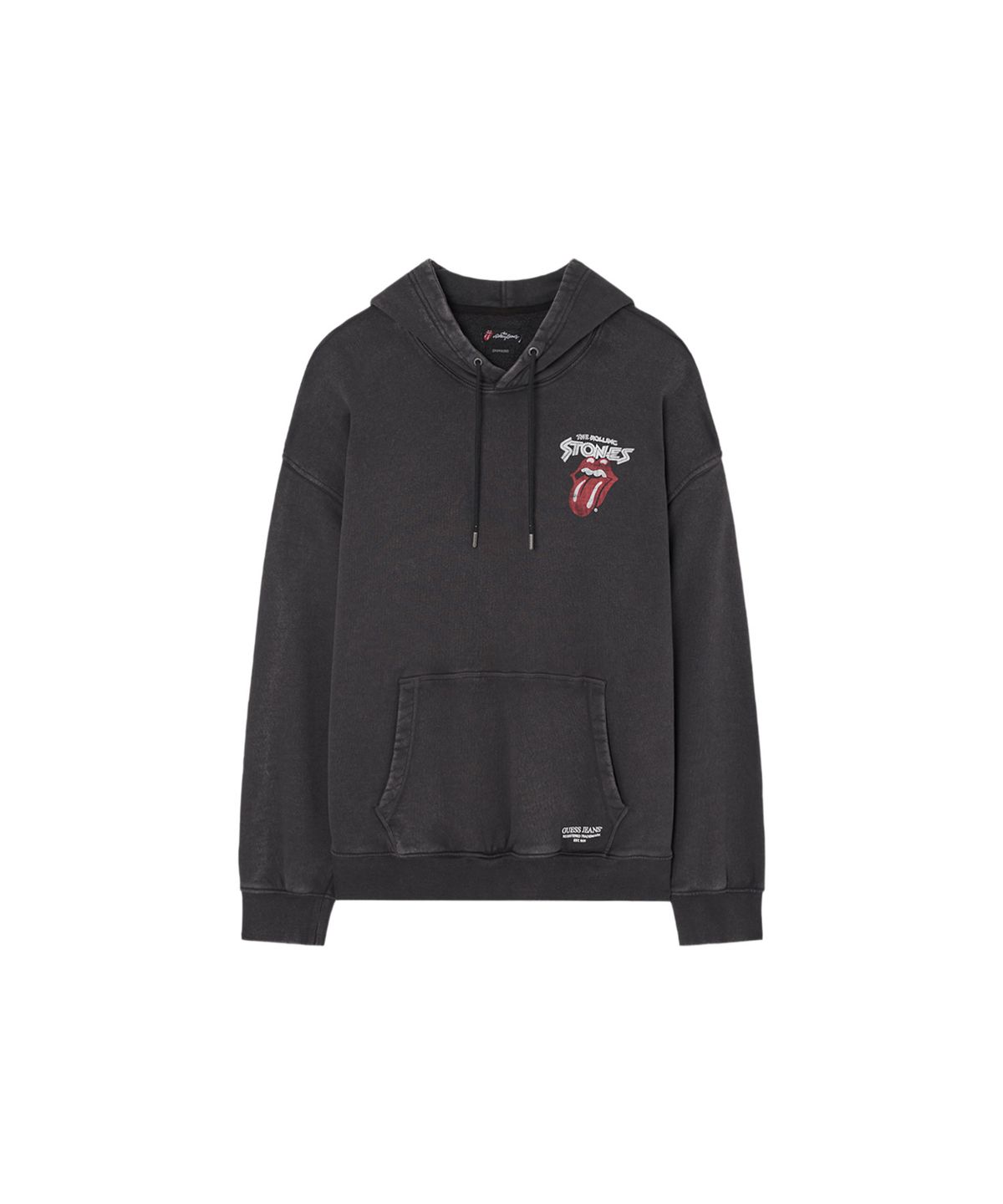 게스(GUESS) 1color 게스진스 × 롤링스톤즈 오버사이즈 후디 MQCK4344