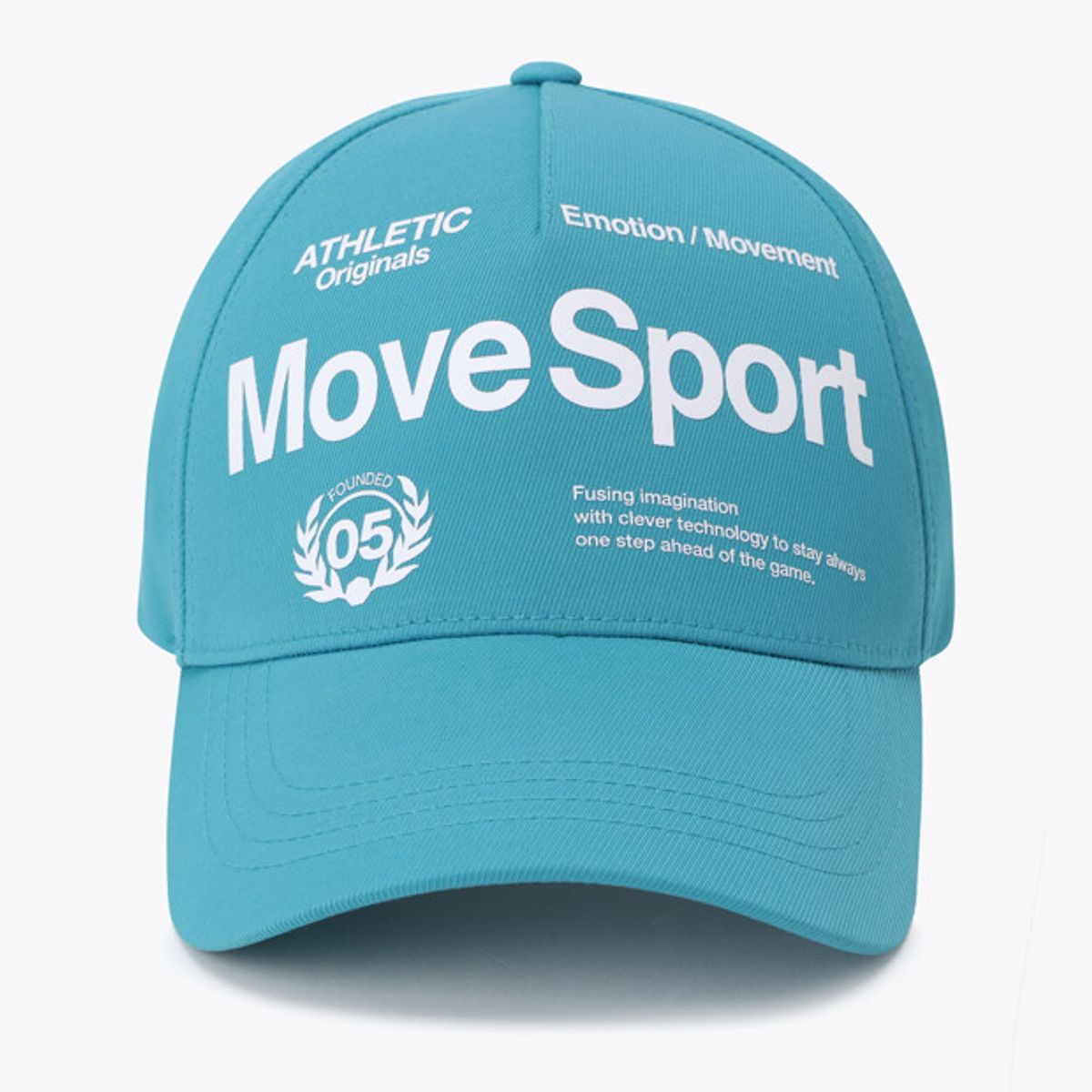 무브스포츠 바이 데상트(MOVESPORT BY DESCENTE) 워딩 그래픽 볼캡 그린 VS123ECP12