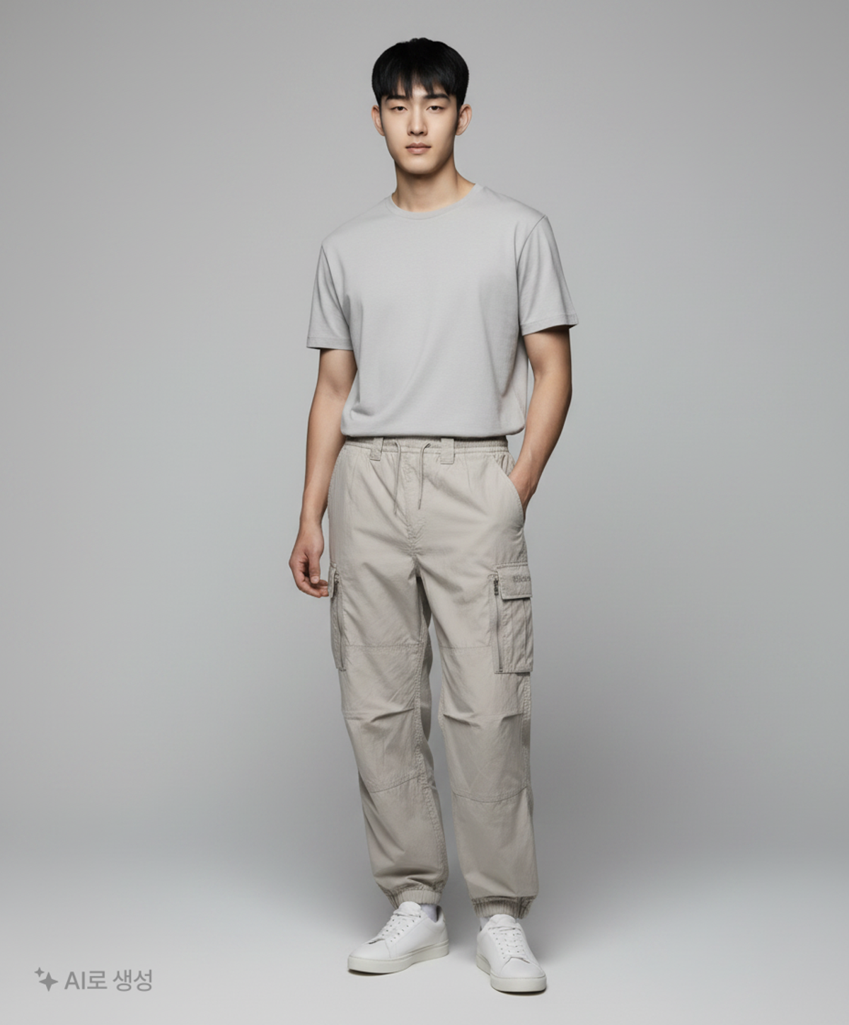디스이즈네버댓(THISISNEVERTHAT) Multi Zip Cargo Pant Light Grey M
