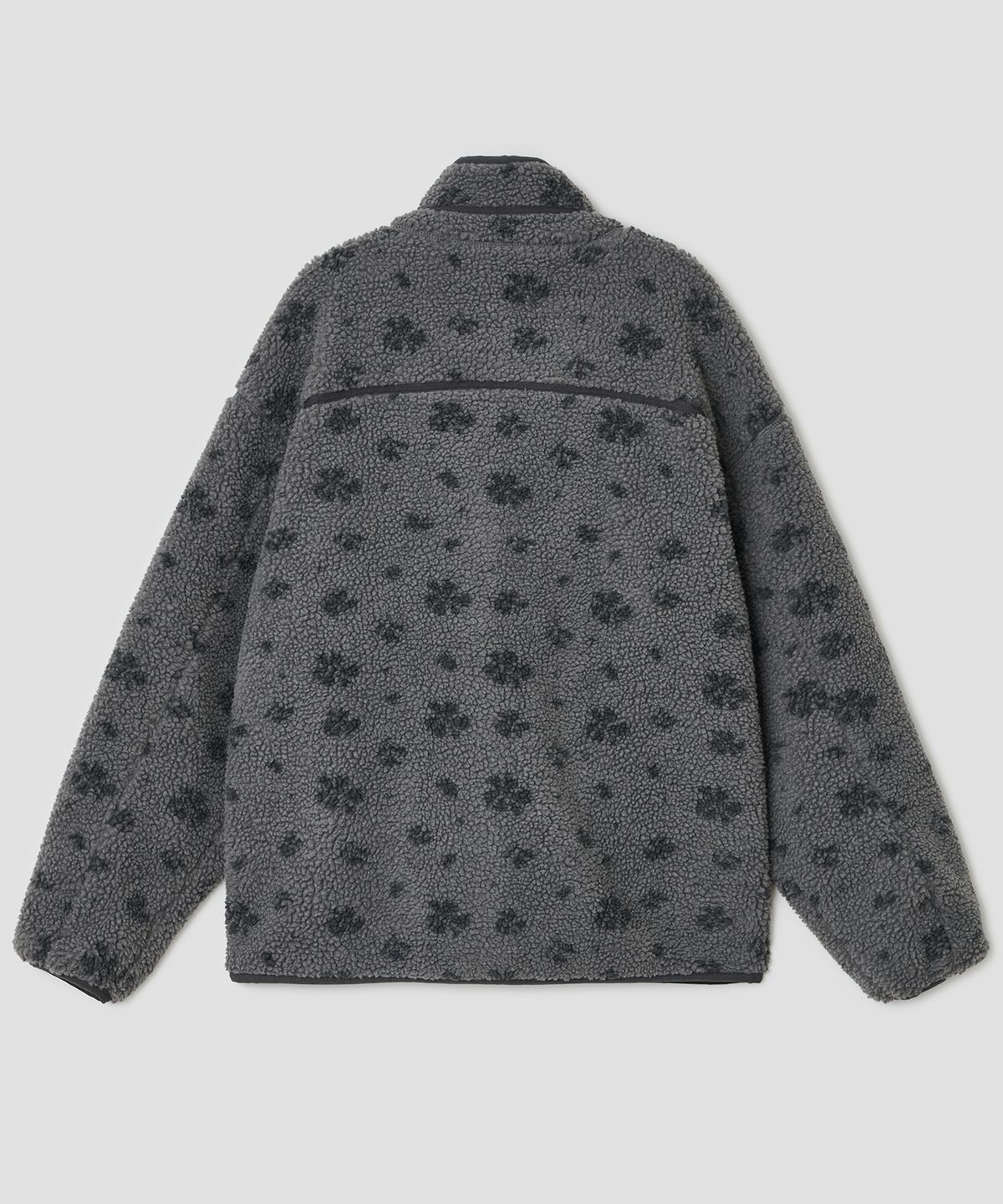 타입서비스(TYPESERVICE) Mixed Bloom Fleece Jacket [Charcoal]
