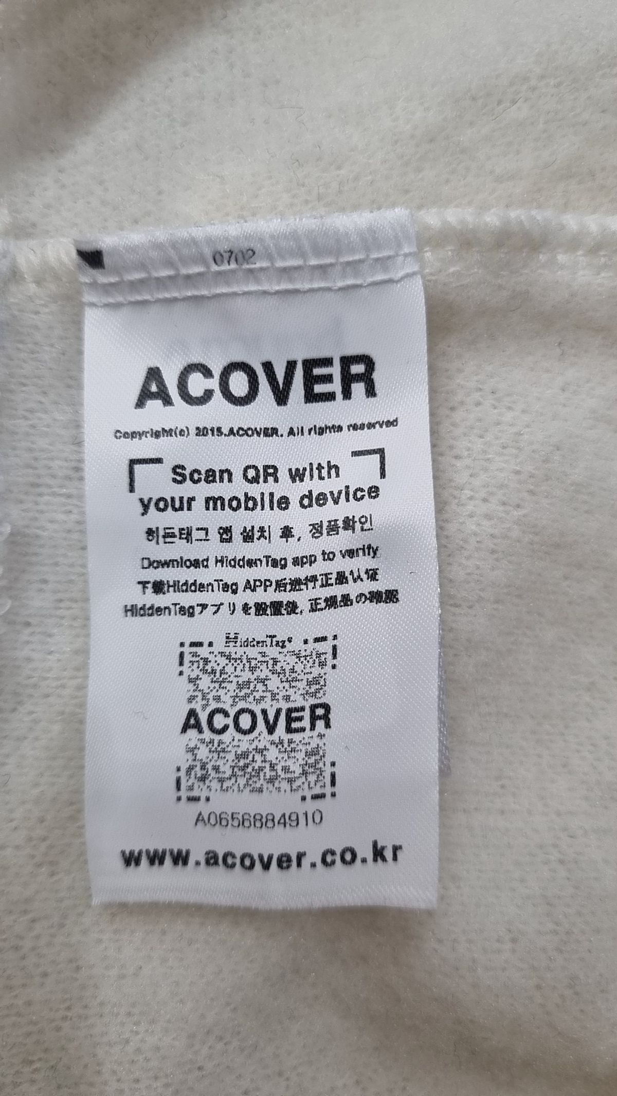 어커버(ACOVER) 나시/민소매 티셔츠 FREE