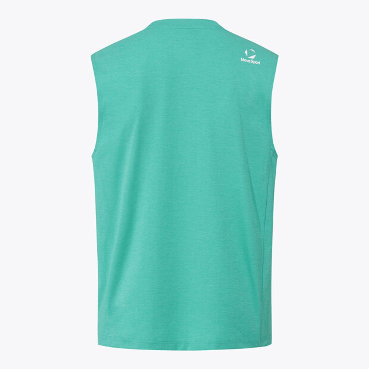 무브스포츠 바이 데상트(MOVESPORT BY DESCENTE) 워딩 그래픽 슬리브리스 민트 VS121EST11