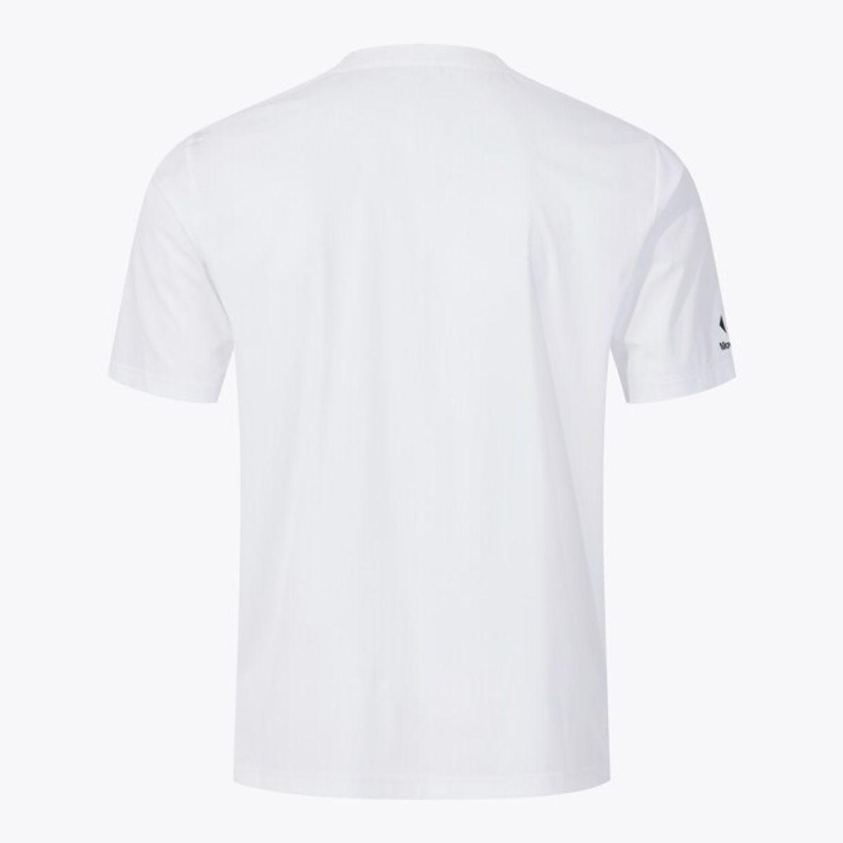무브스포츠 바이 데상트(MOVESPORT BY DESCENTE) 워딩 그래픽 우븐 반팔 티셔츠 화이트 VS123ETS12
