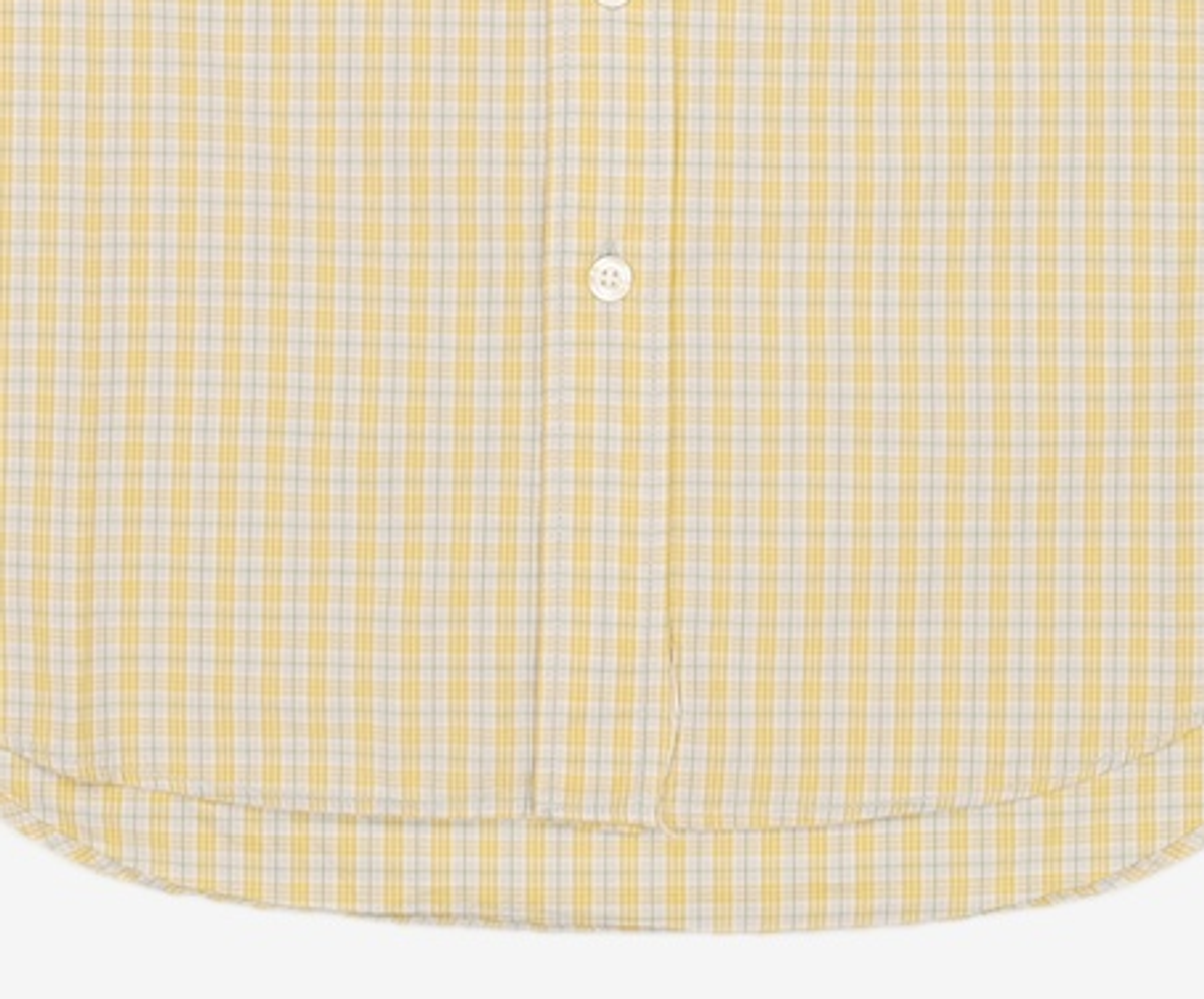 디스이즈네버댓(THISISNEVERTHAT) Washed Check Shirt Yellow S