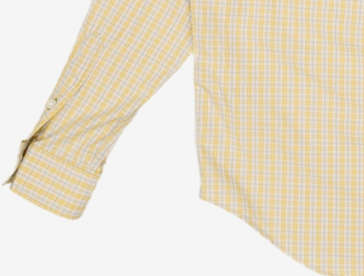 디스이즈네버댓(THISISNEVERTHAT) Washed Check Shirt Yellow S