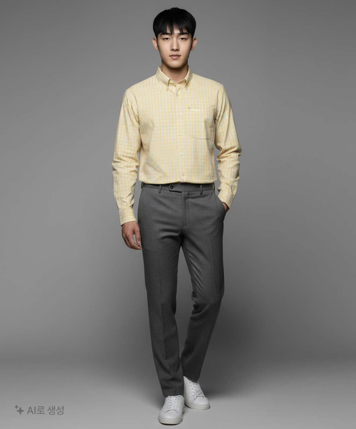 디스이즈네버댓(THISISNEVERTHAT) Washed Check Shirt Yellow S