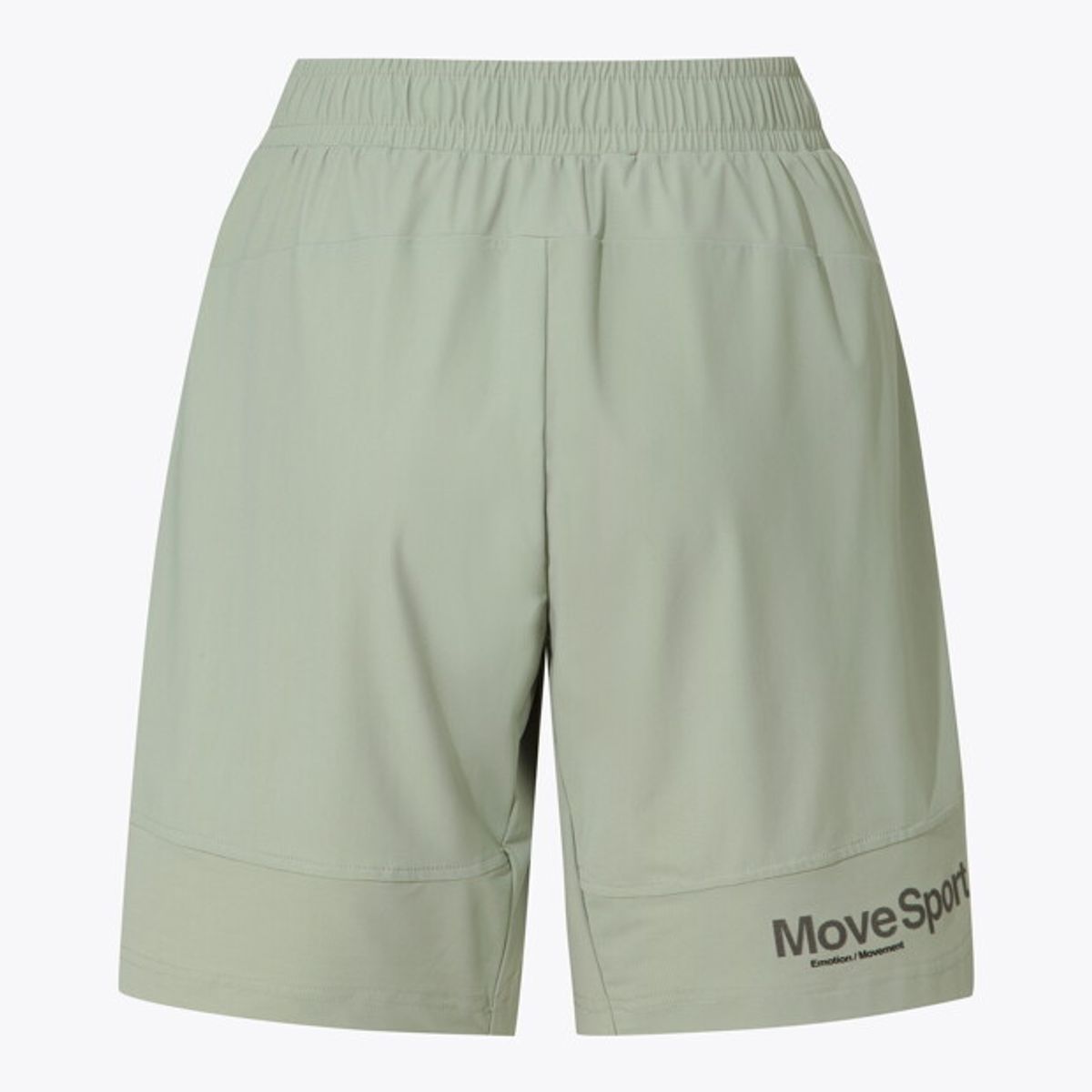 무브스포츠 바이 데상트(MOVESPORT BY DESCENTE) 로고 5부 니트 쇼츠 카키 VS121EKH11
