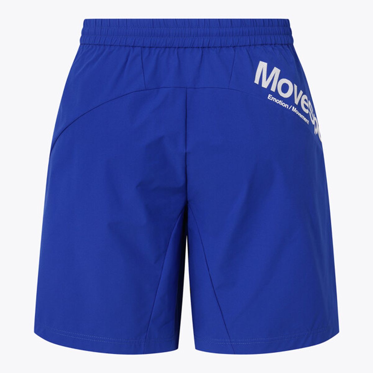 무브스포츠 바이 데상트(MOVESPORT BY DESCENTE) 로고 5부 우븐 쇼츠 블루 VS121EHP11