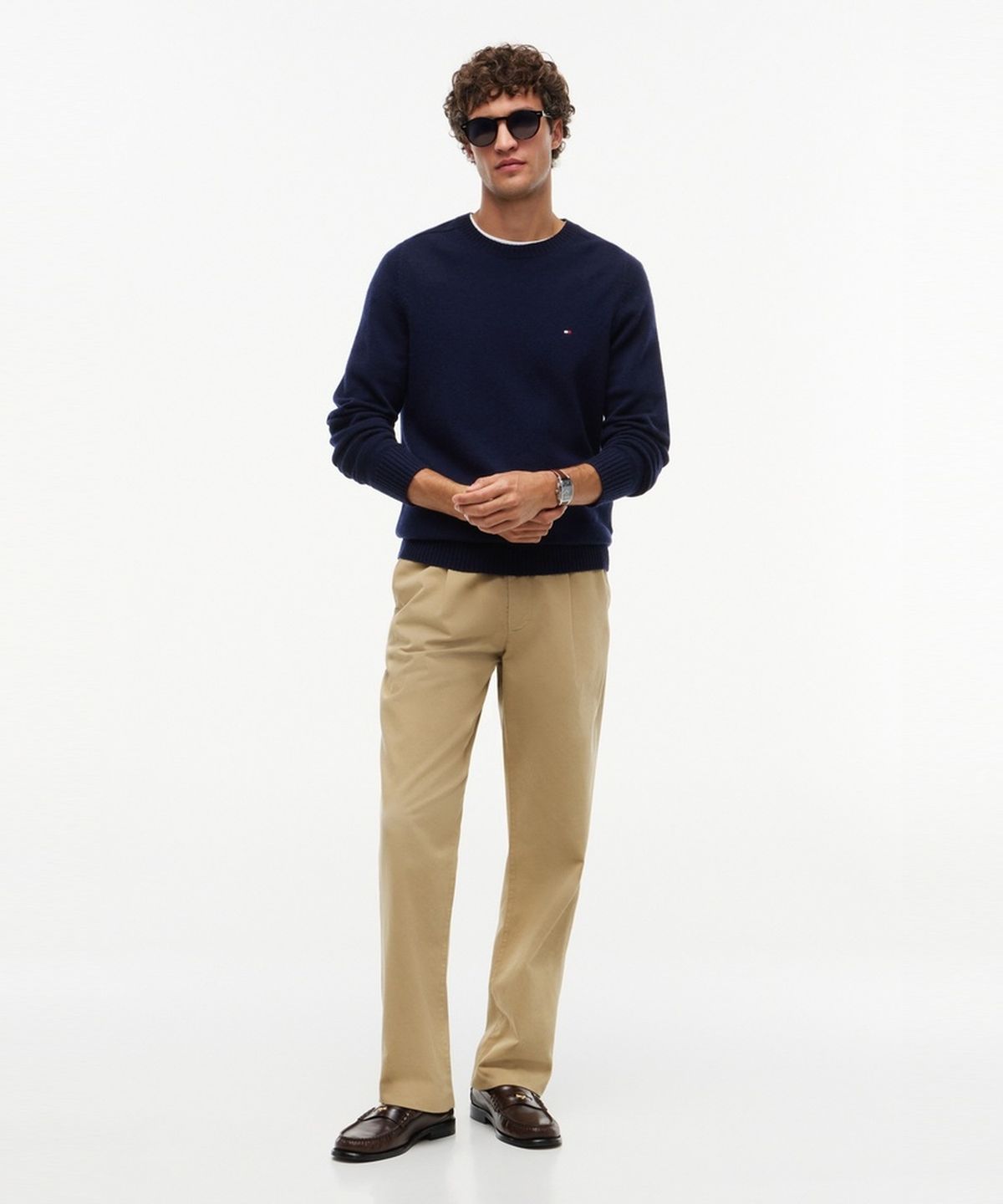 타미힐피거(TOMMY HILFIGER) 울 크루넥 스웨터 (T12G7KPO250MT1DW5)