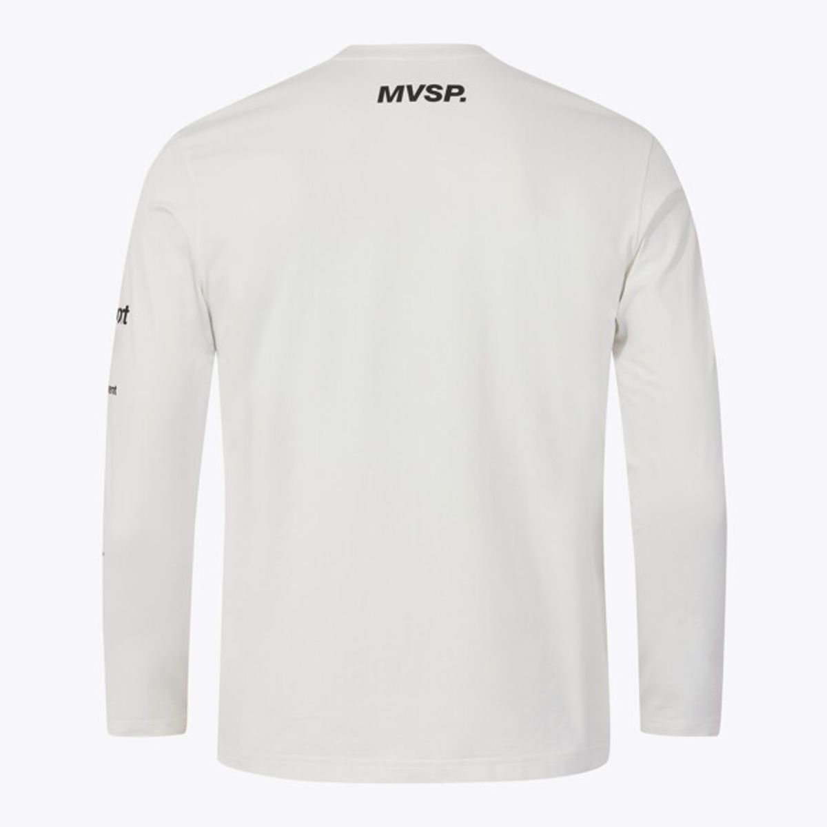 무브스포츠 바이 데상트(MOVESPORT BY DESCENTE) 워딩 그래픽 긴팔 티셔츠 화이트 VS121ETL11