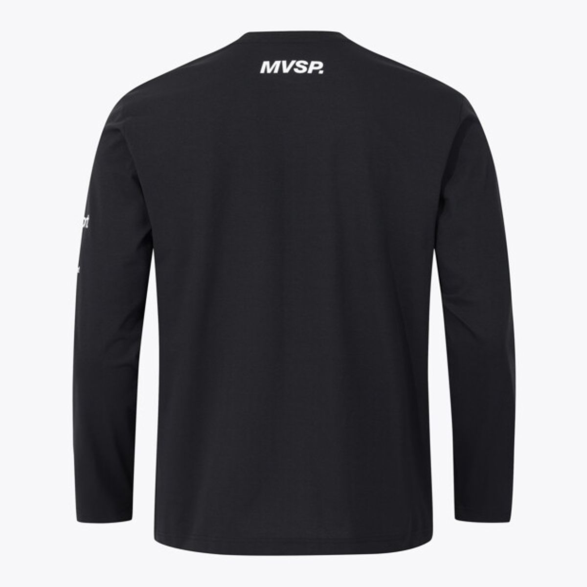 무브스포츠 바이 데상트(MOVESPORT BY DESCENTE) 워딩 그래픽 긴팔 티셔츠 블랙 VS121ETL11