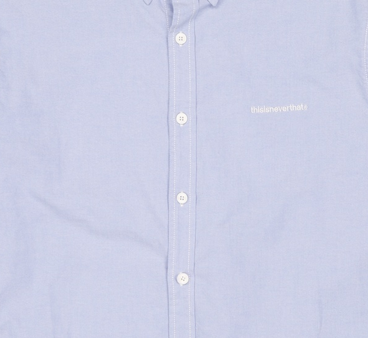 디스이즈네버댓(THISISNEVERTHAT) (SS21) T-Logo Oxford Shirt Blue M