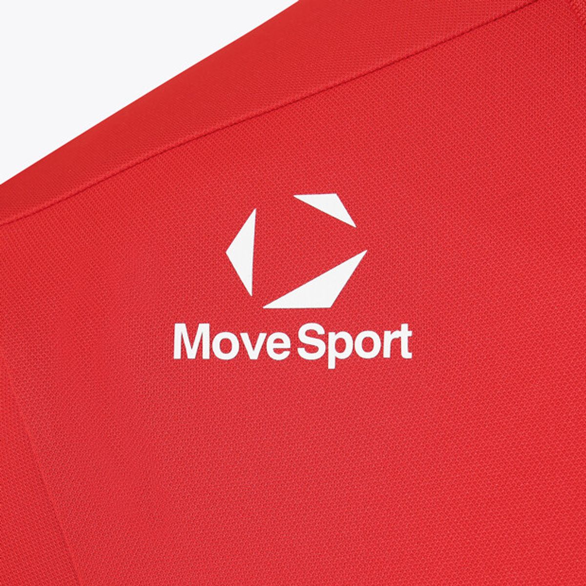 무브스포츠 바이 데상트(MOVESPORT BY DESCENTE) 로고 폴로 반팔 티셔츠 레드 VS121EPS11