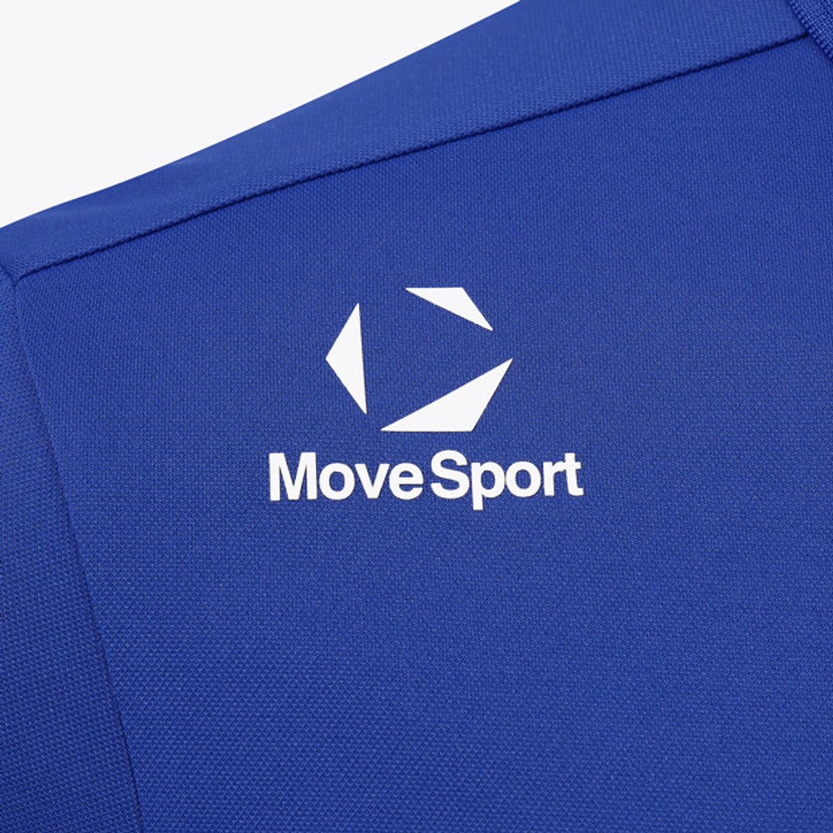 무브스포츠 바이 데상트(MOVESPORT BY DESCENTE) 로고 폴로 반팔 티셔츠 블루 VS121EPS11
