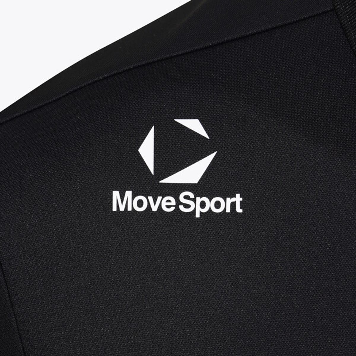 무브스포츠 바이 데상트(MOVESPORT BY DESCENTE) 로고 폴로 반팔 티셔츠 블랙 VS121EPS11
