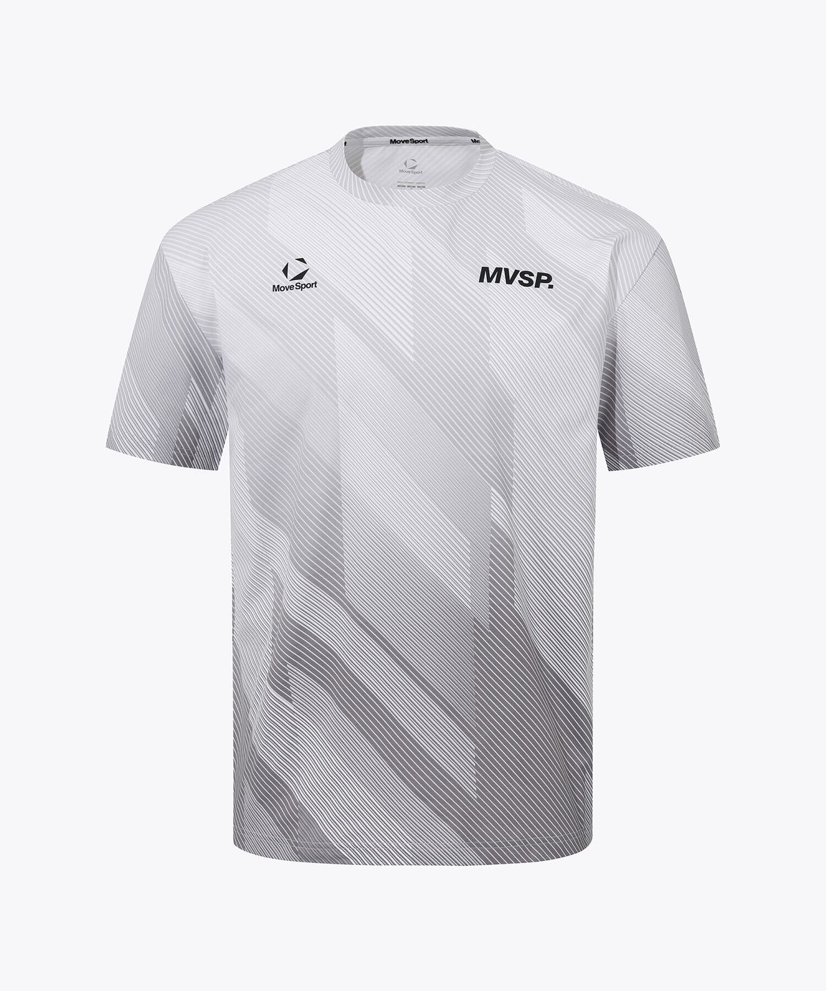 무브스포츠 바이 데상트(MOVESPORT BY DESCENTE) 랠리 스타디움 오버핏 반팔 티셔츠 화이트 VS121ETS14