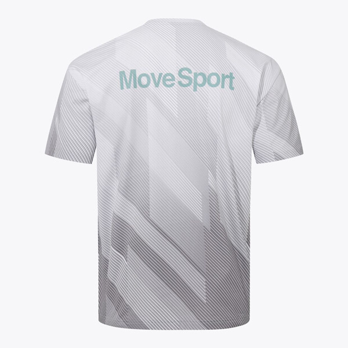 무브스포츠 바이 데상트(MOVESPORT BY DESCENTE) 랠리 스타디움 오버핏 반팔 티셔츠 화이트 VS121ETS14