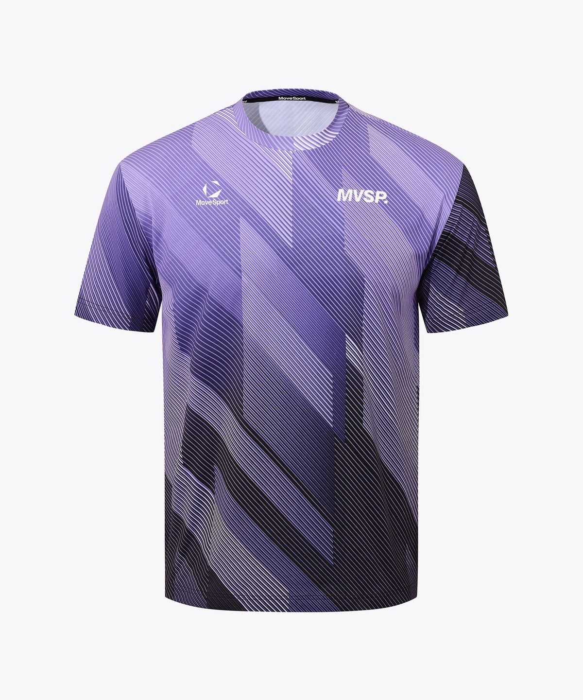 무브스포츠 바이 데상트(MOVESPORT BY DESCENTE) 랠리 스타디움 오버핏 반팔 티셔츠 퍼플 VS121ETS14